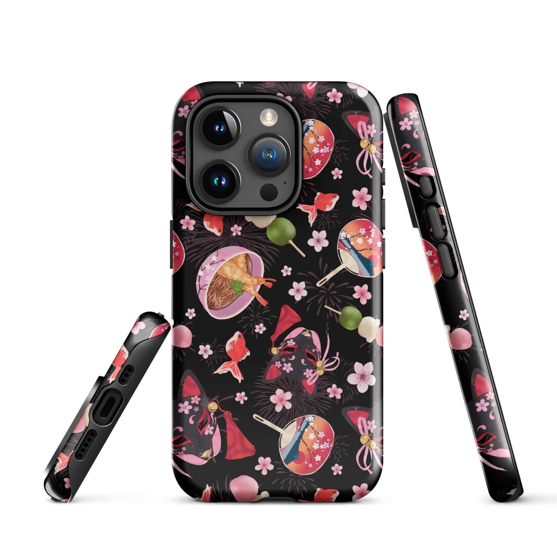 Matsuri iPhone® Tough Case features a stylish design with durable dual-layer protection for your phone.