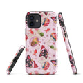 Matsuri iPhone® Tough Case showcases a vibrant design, offering stylish protection and durability for your phone.