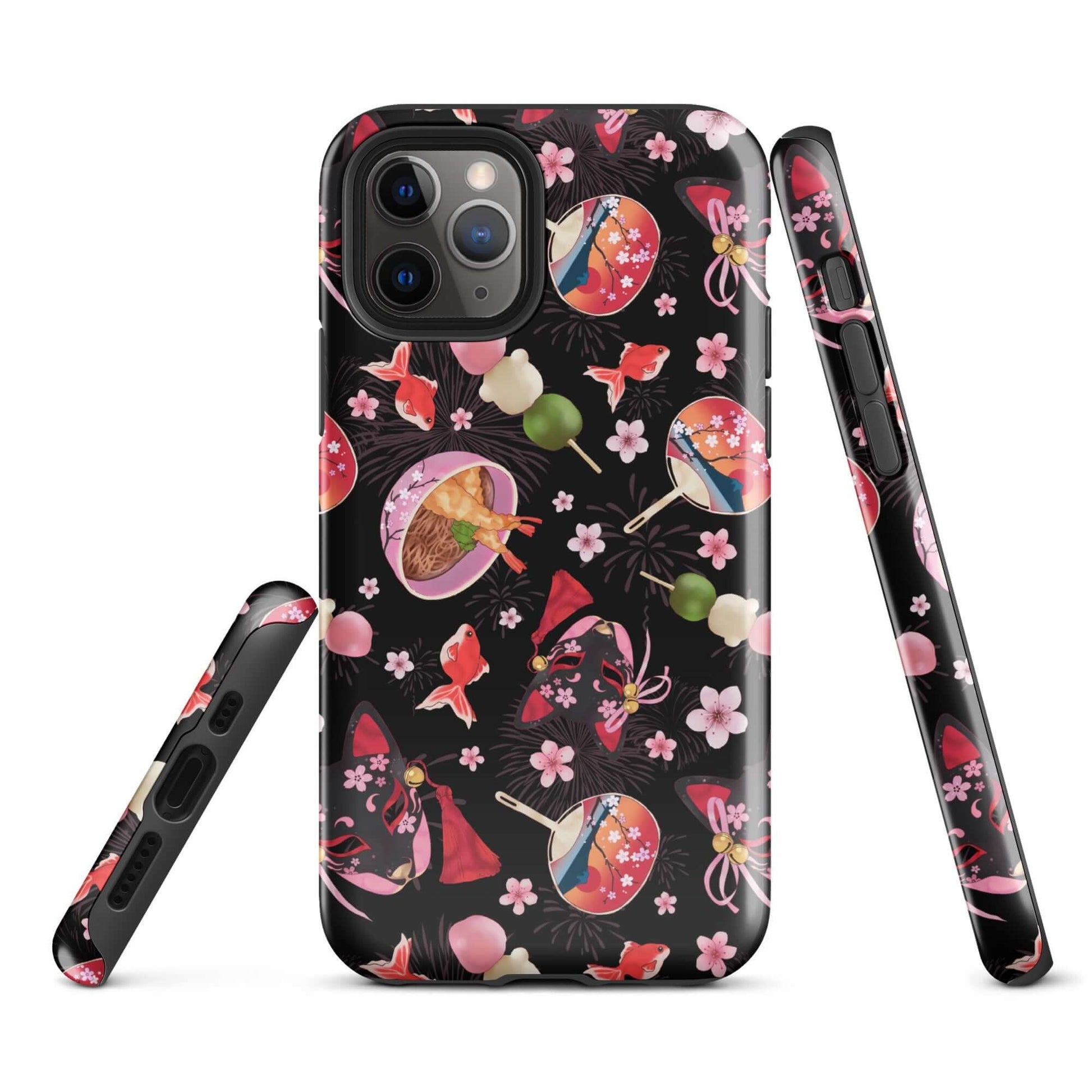 Matsuri iPhone® Tough Case features a stylish design and dual-layer protection for ultimate phone safety.