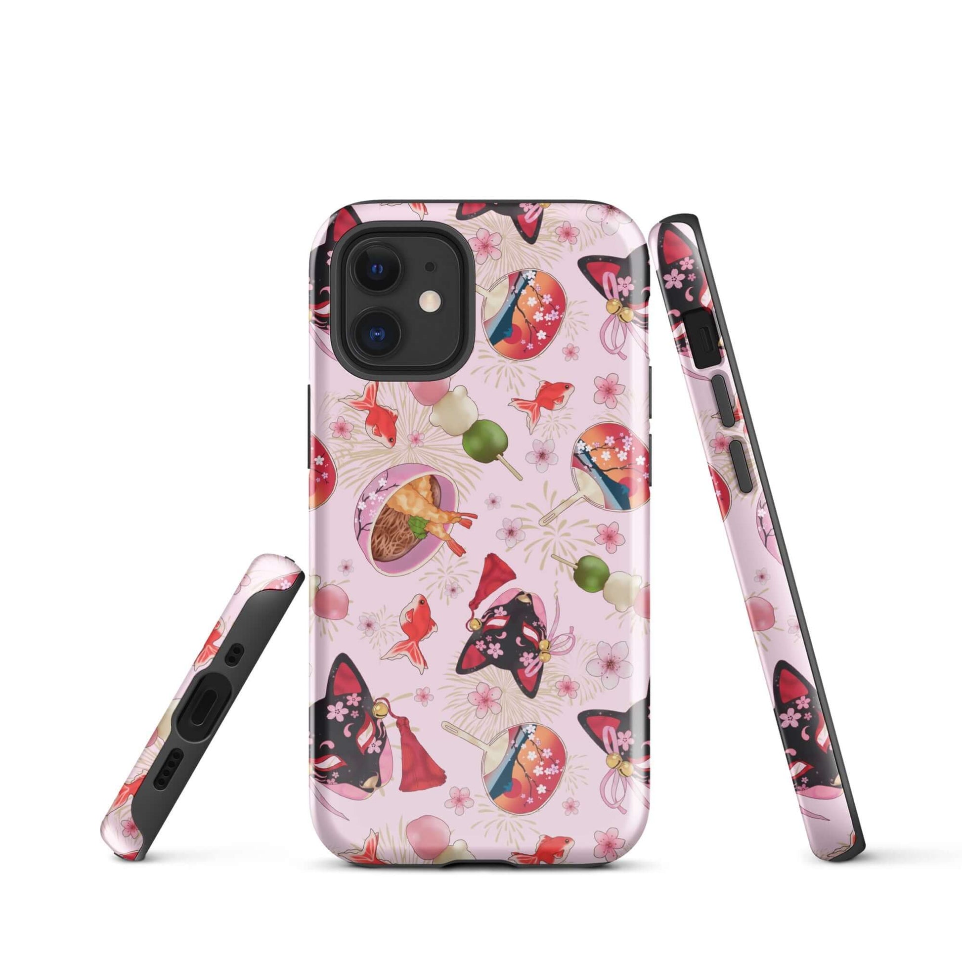 Matsuri iPhone® Tough Case features vibrant designs and dual-layer protection for style and safety year-round.