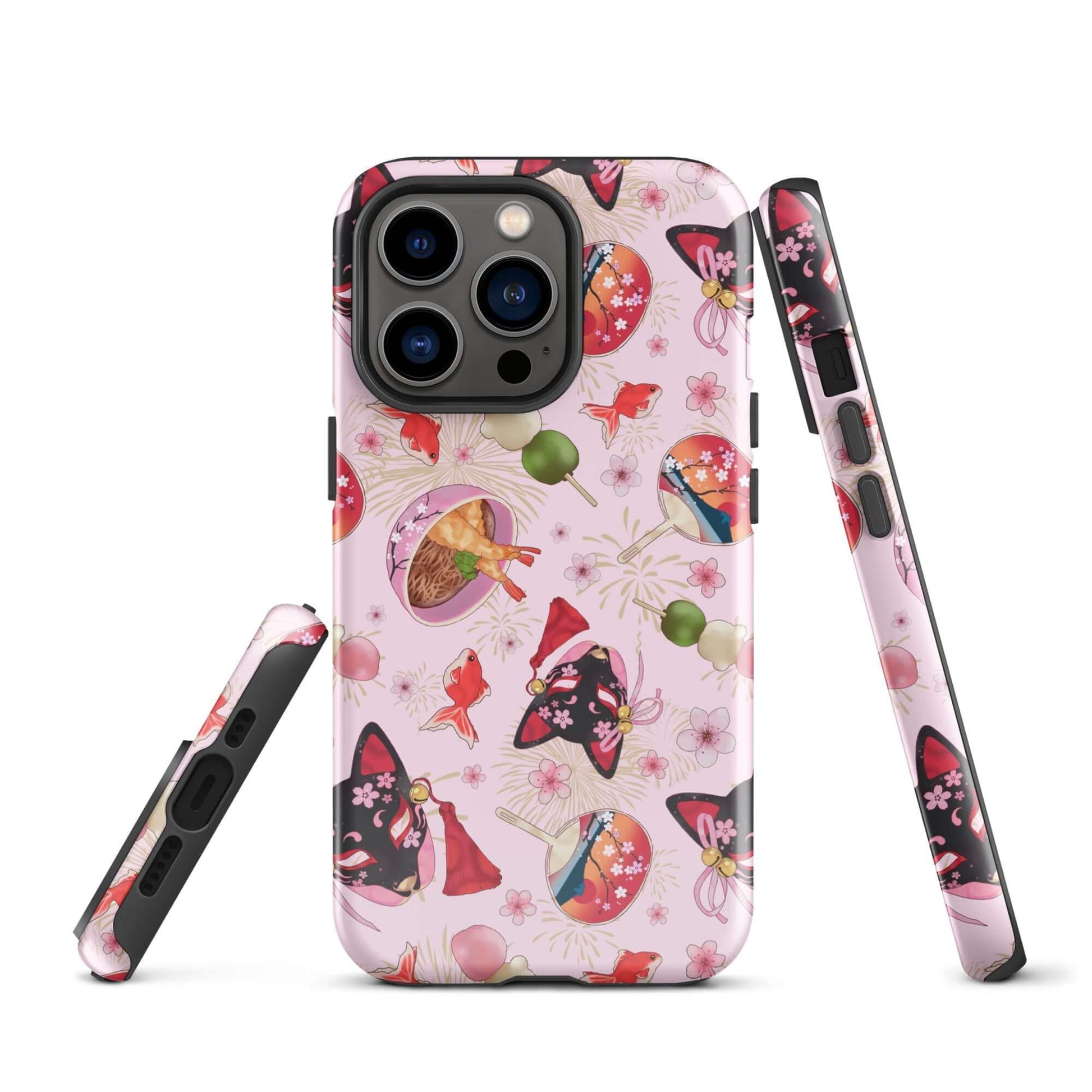 Stylishly protect your phone with the Matsuri iPhone® Tough Case, featuring a vibrant design and durable materials.