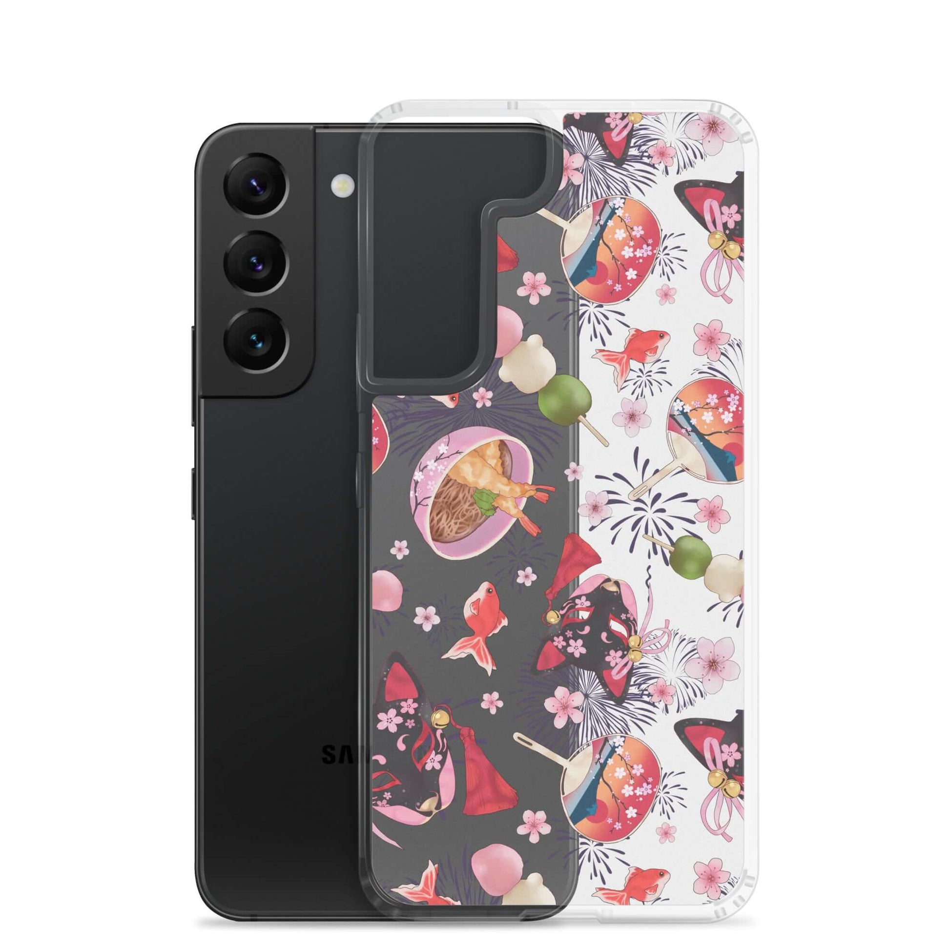 Protect your phone in style with the Matsuri Samsung® Clear Case, perfect for summer festival vibes.