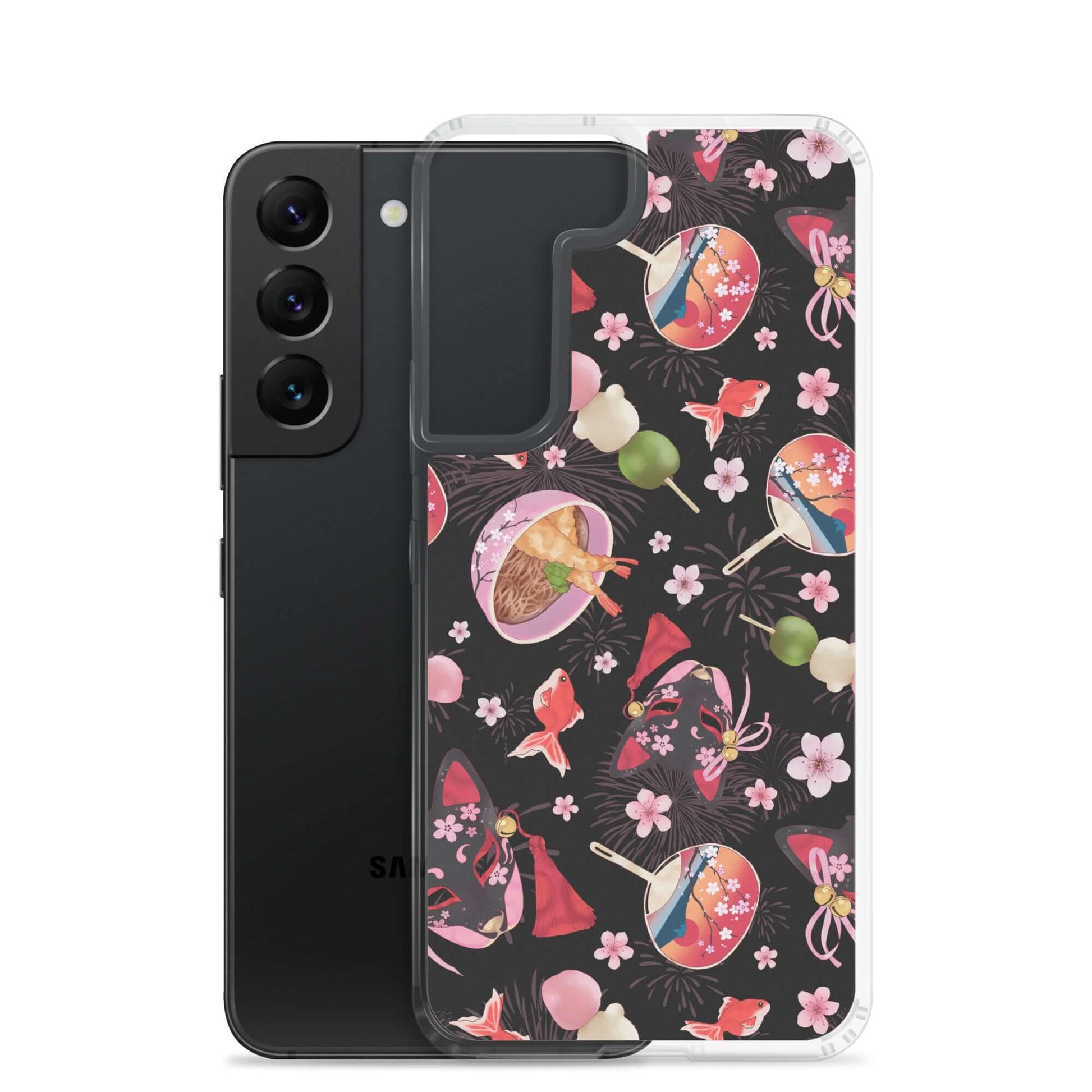 Protect your phone with the stylish Matsuri Samsung® Clear Case, perfect for summer festivals and everyday use.