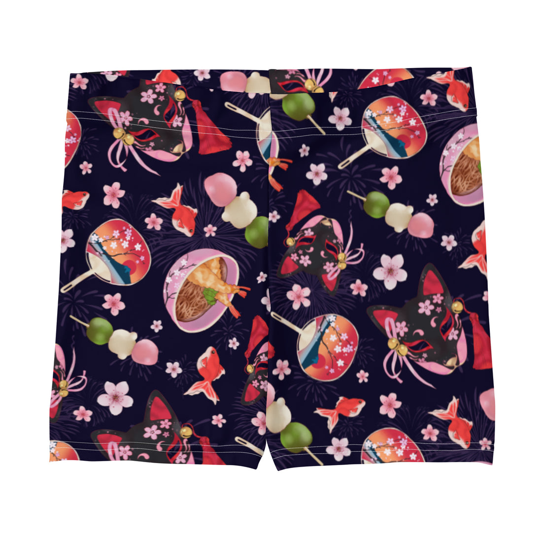 Stylish Matsuri Shorts feature vibrant patterns, perfect for summer outings while keeping you cool and comfortable.
