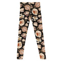 Stylish Men's Café Leggings feature a fun coffee-themed print, perfect for workouts or casual wear.