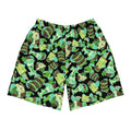 Men's Choco Mint Athletic Shorts feature a vibrant design, perfect for running, swimming, or any workout activity.