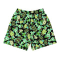 Men's Choco Mint Athletic Shorts featuring a fun mint-themed design, perfect for any sporty activity.