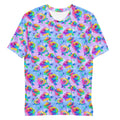 Colorful Men's Enchanted Rose T-shirt featuring vibrant rose patterns, perfect for any occasion and mood.
