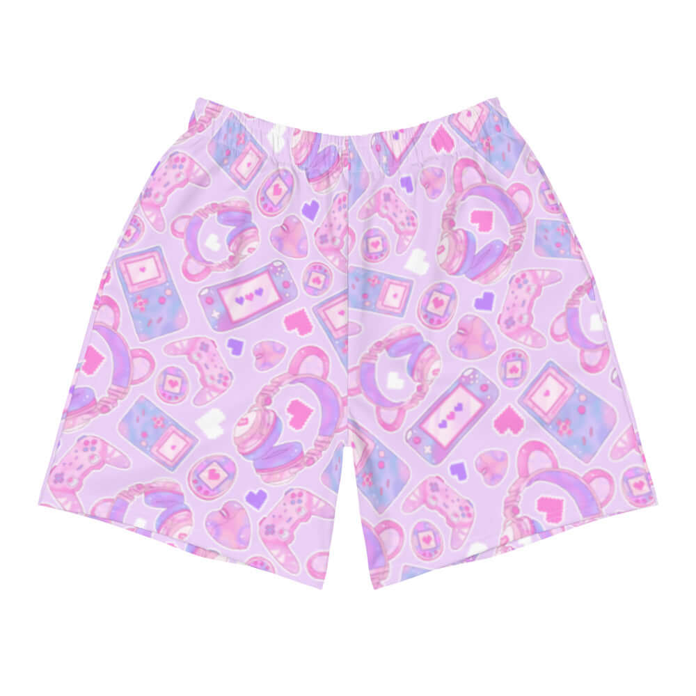 Stylish Men's Gamer Girl Athletic Shorts perfect for any activity, combining comfort and fun designs for gamers.