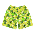 Men's Kero-kero Athletic Shorts feature a fun frog design, perfect for sports and casual wear. Enjoy comfort and style!