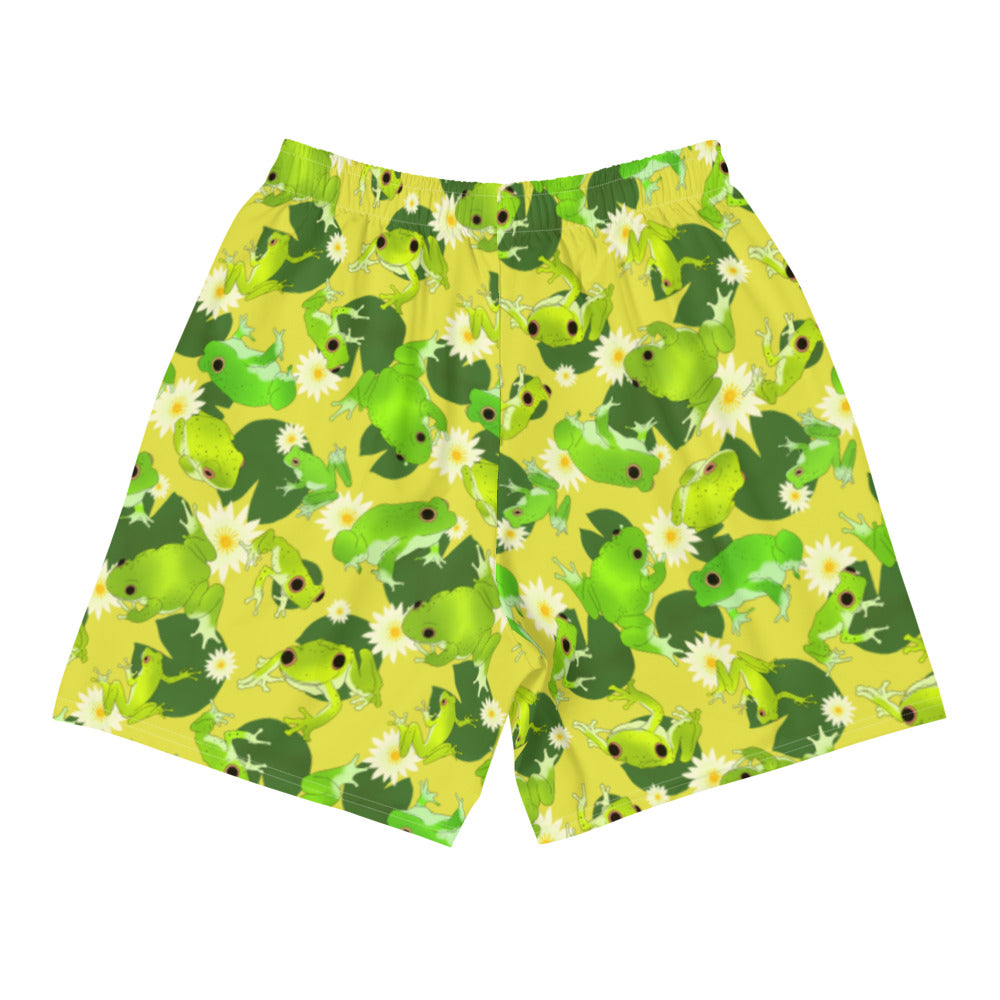 Bright and colorful Men's Kero-kero Athletic Shorts, perfect for running, swimming, or any activity.