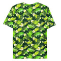 Men's Kero-kero T-shirt features a vibrant frog pattern, perfect for comfort and style from your favorite store.