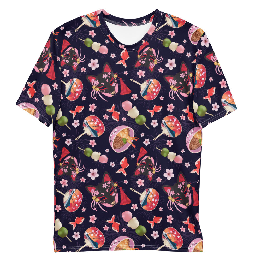 Stylish Men's Matsuri T-shirt featuring vibrant prints, made from soft, durable fabric for ultimate comfort.