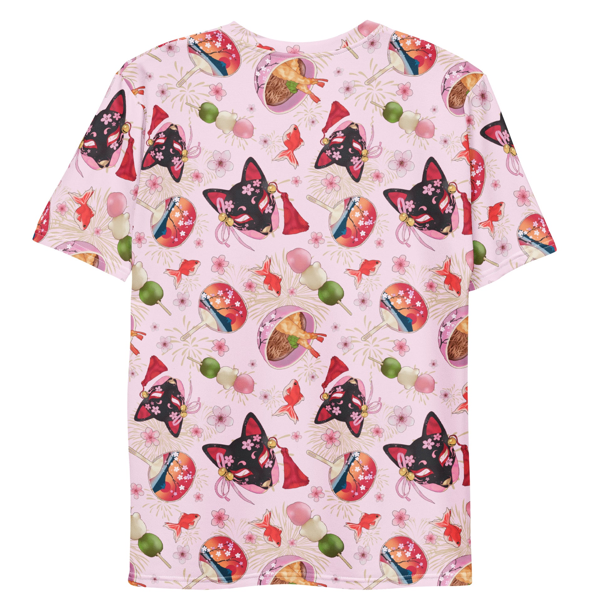 Men's Matsuri T-shirt featuring vibrant patterns, crafted for comfort with a smooth, stretchy fit. Perfect for everyday wear.