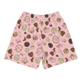 Men's Royal Cookie Athletic Shorts in a playful design, perfect for running or any active lifestyle.