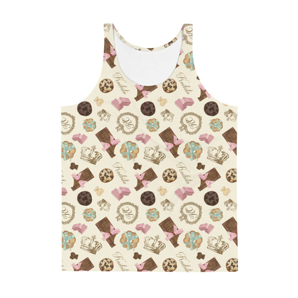 Vibrant Men's Royal Cookie Tank Top featuring a soft, stretchy fabric for a fabulous, relaxed fit. Perfect for summer!