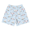 Men's Snow Bird Athletic Shorts featuring a fun bird print, perfect for running or any active lifestyle.