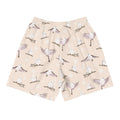 Men's Snow Bird Athletic Shorts feature a playful bird print, perfect for running or swimming activities.