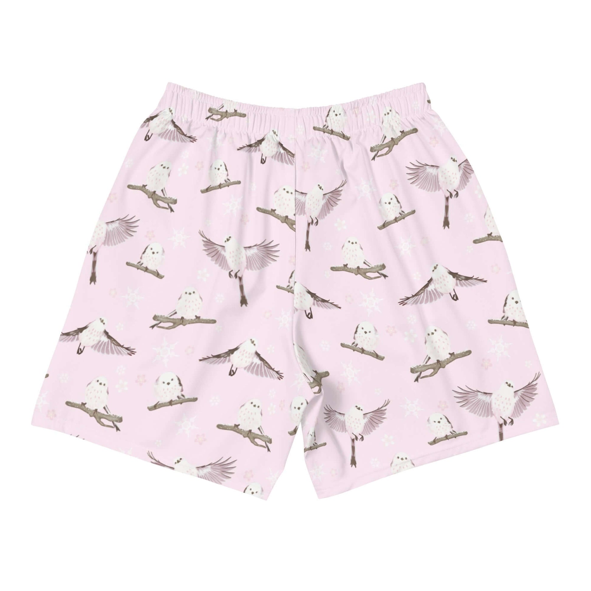Men's Snow Bird Athletic Shorts feature a playful design, perfect for sports or casual wear. Versatile and stylish!