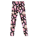 Men's Strawberry Leggings in vibrant print, perfect for workouts or casual wear. Soft and stretchy for ultimate comfort.