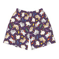 Men's Trick or Treaters Athletic Shorts featuring a fun pattern, perfect for workouts or casual wear at any activity.