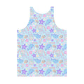 Men's Under the Sea Tank Top features vibrant marine designs, perfect for summer fun and conversation starters.