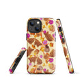 Stylish Momiji iPhone® Tough Case with vibrant patterns, offering dual-layer protection for your phone year-round.