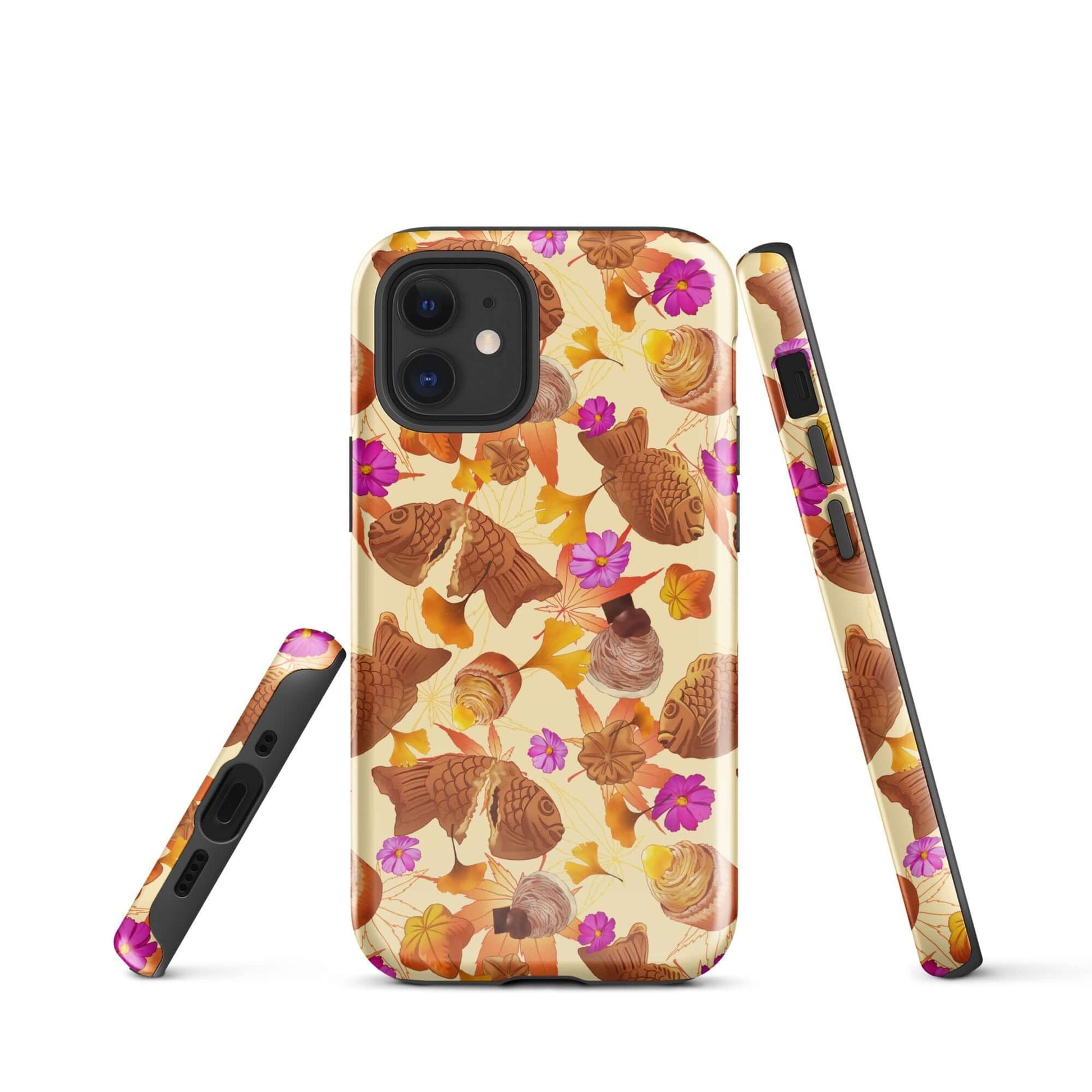 Stylish Momiji iPhone® Tough Case features a durable design with vibrant patterns, perfect for protection and fashion.