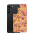 Sleek Momiji Samsung® Clear Case with vibrant design, protecting against scratches and dirt for your Galaxy S22.