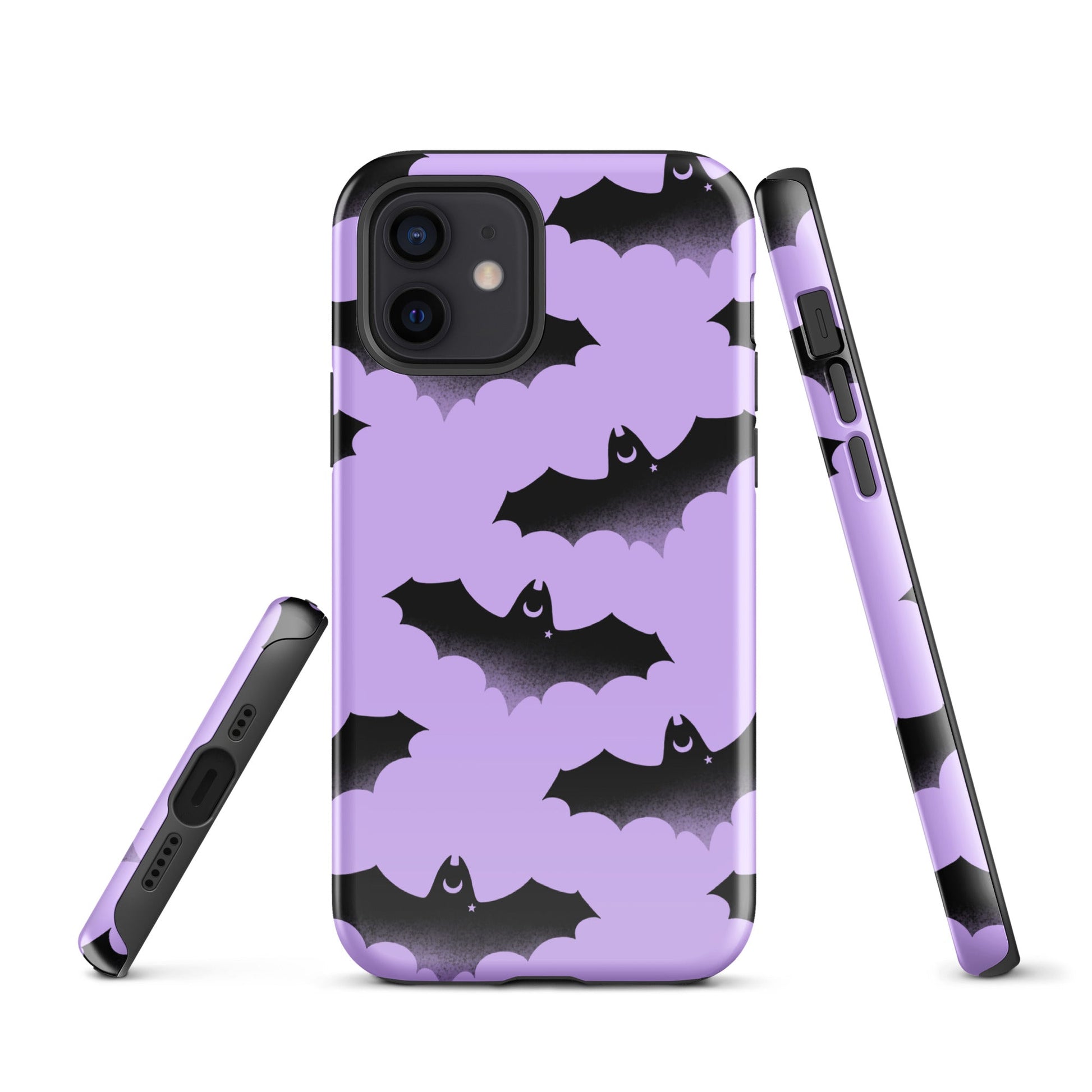 Morrigan iPhone® Tough Case features a stylish bat design with durable protection for your phone all year round.