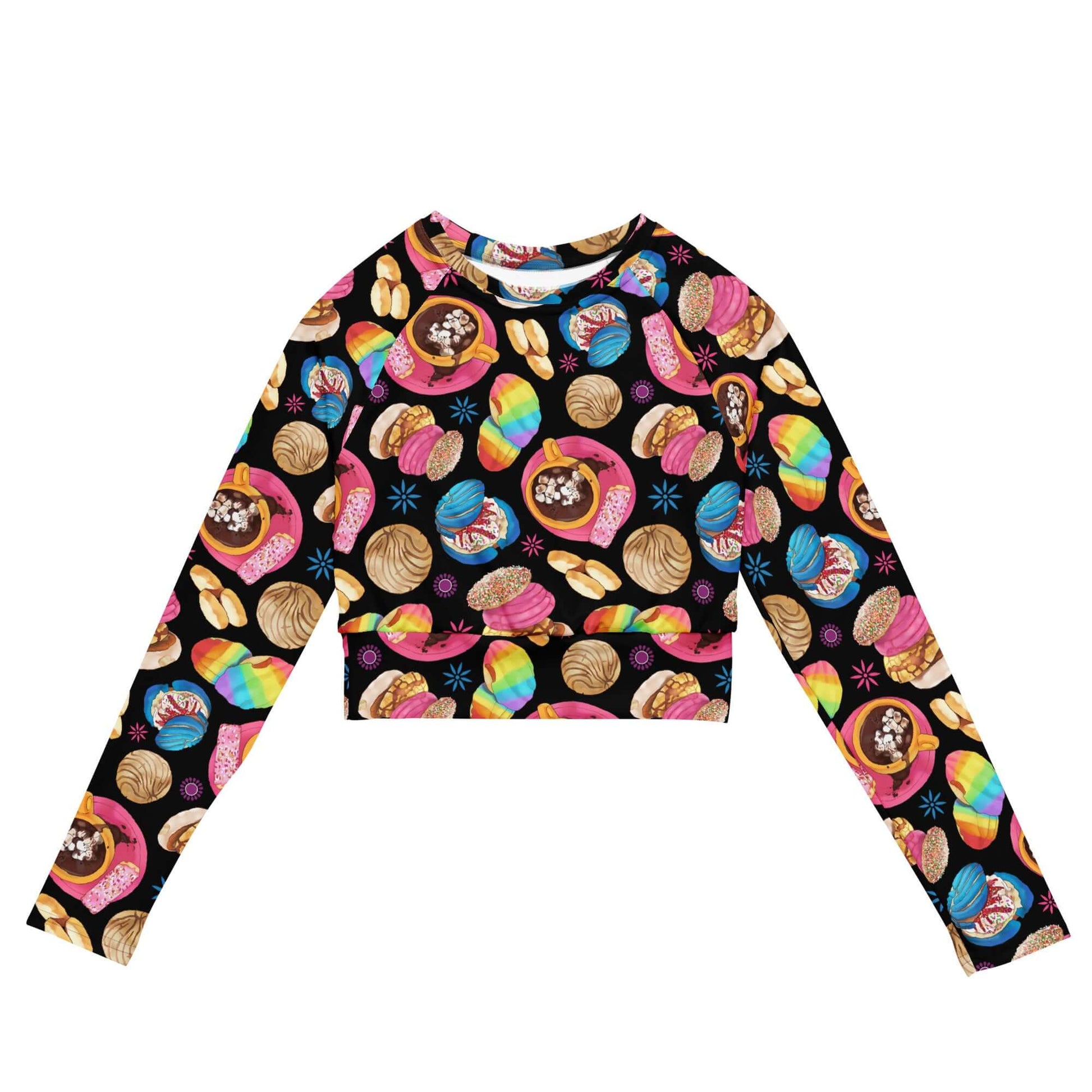 Bright and playful, the Pan Dulce Long-sleeved Crop Top offers eco-friendly comfort for any active moment.