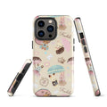 Stylishly safeguard your phone with the Parasol Bunny iPhone® Tough Case, featuring adorable bunny and umbrella designs.