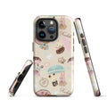 Stylish Parasol Bunny iPhone® Tough Case offers durable protection with a cute design for year-round phone safety.