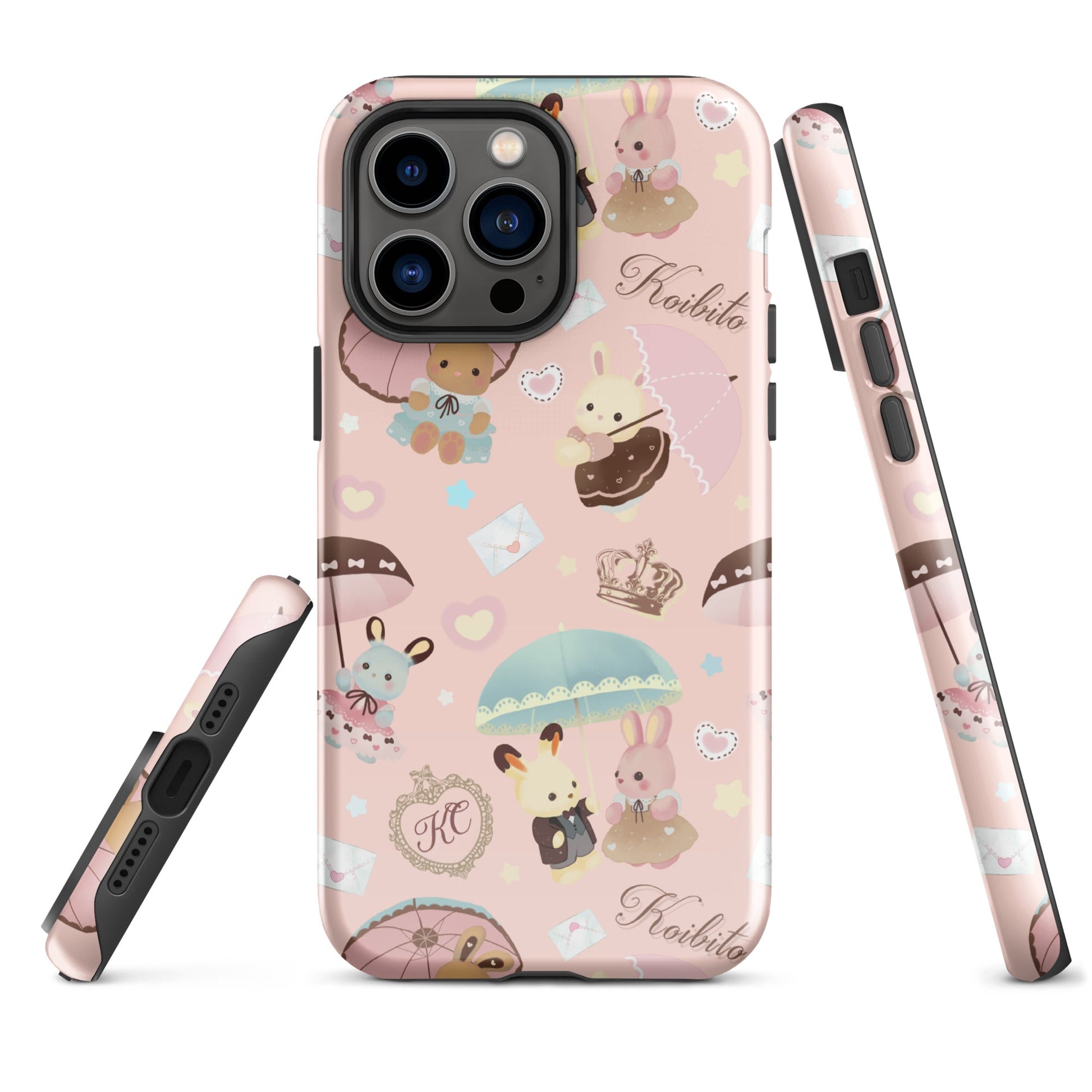Stylishly protect your phone with the Parasol Bunny iPhone® Tough Case, featuring a cute, dual-layered design.