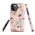 Stylish Parasol Bunny iPhone® Tough Case featuring a cute bunny design, offering durable protection for your phone.