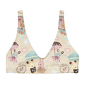 Cute and comfy Parasol Bunny Padded Bikini Top for workouts and beach days, featuring adorable bunny designs.