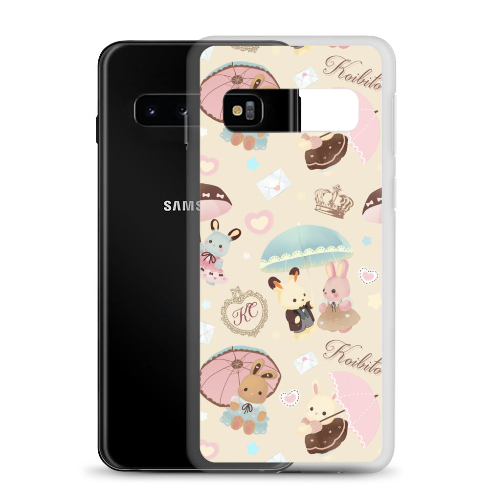 Protect your Samsung with the cute Parasol Bunny Samsung® Clear Case, perfect for kawaii style and everyday use.