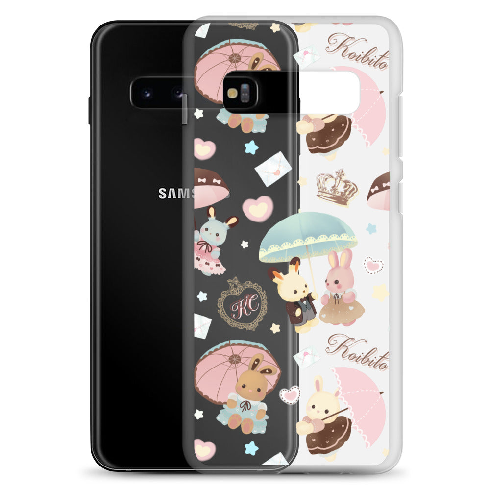 Protect your phone with the Parasol Bunny Samsung® Clear Case, featuring adorable designs to match your kawaii style.