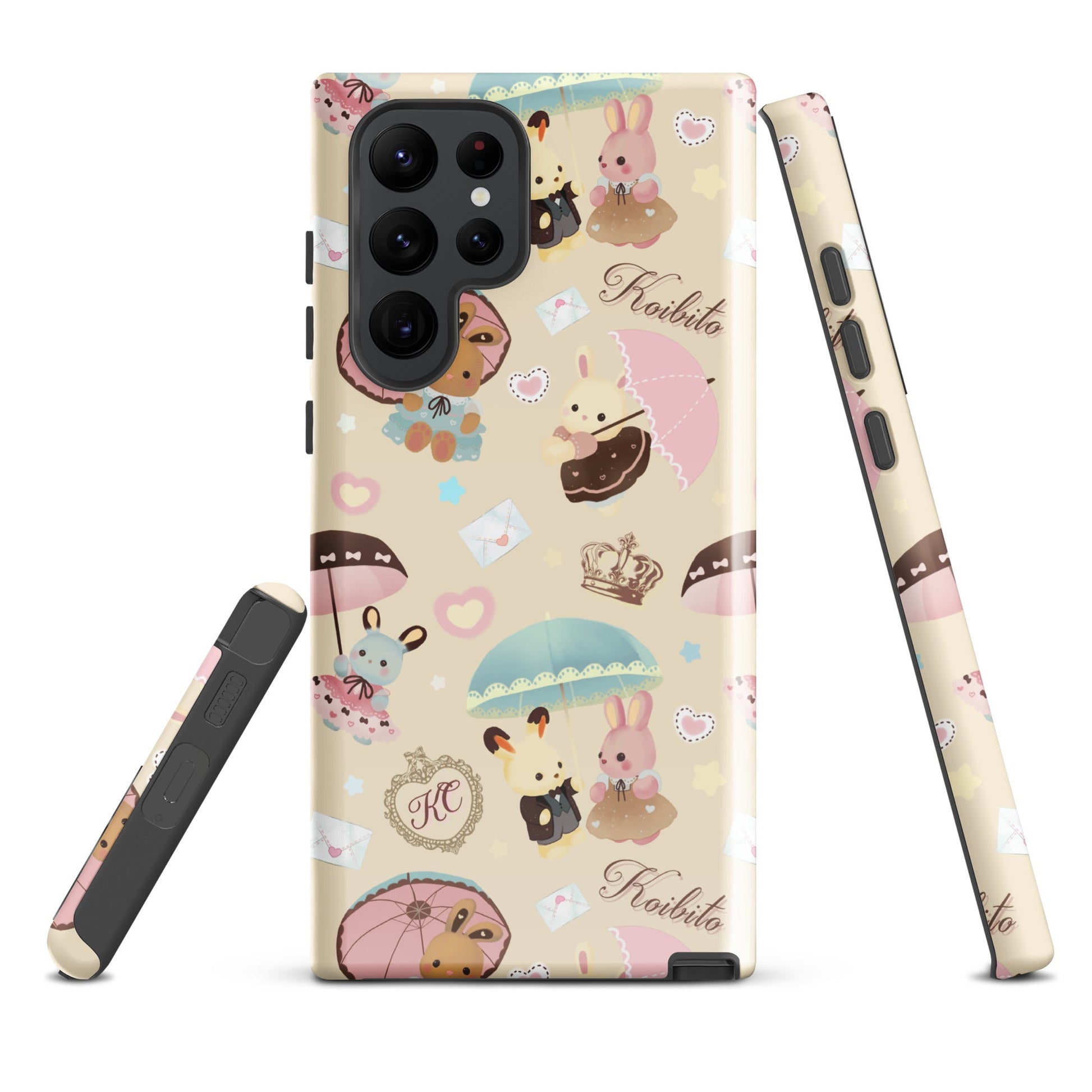 Stylish Parasol Bunny Samsung® Tough Case offers dual-layer protection and a charming design for your phone.