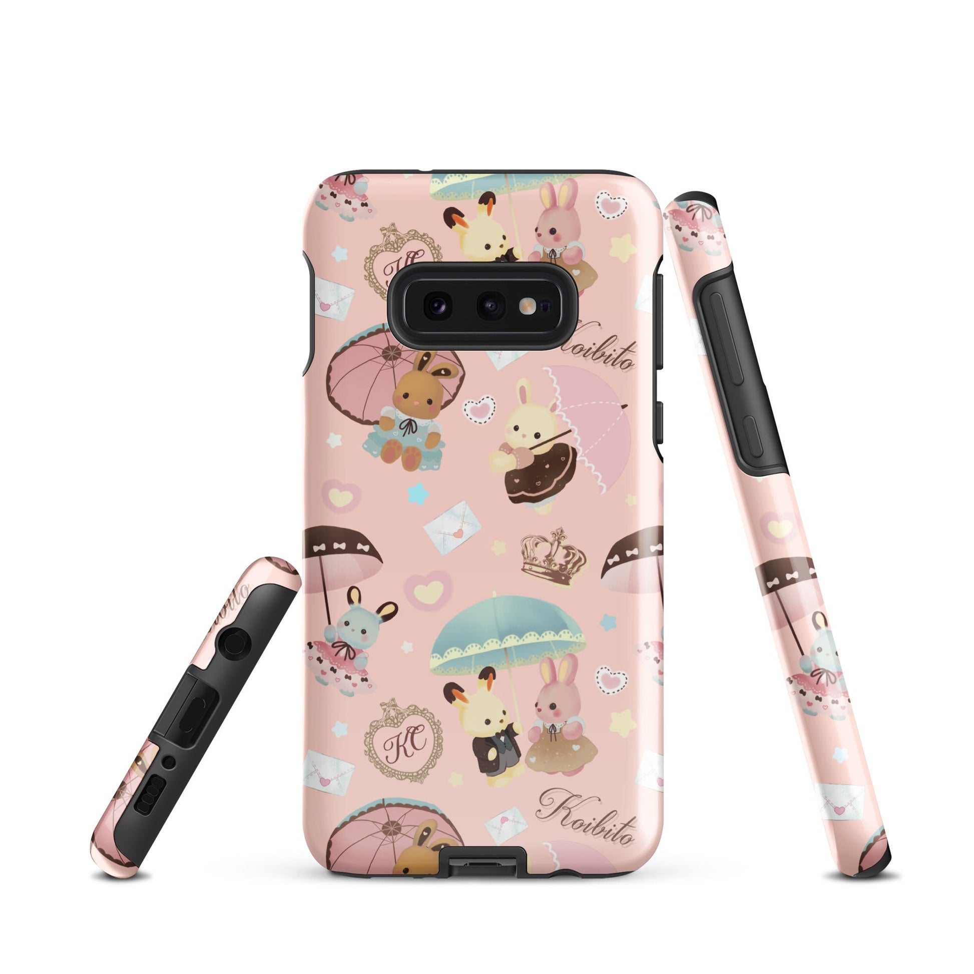 Protect your phone in style with the Parasol Bunny Samsung® Tough Case featuring adorable bunny designs.