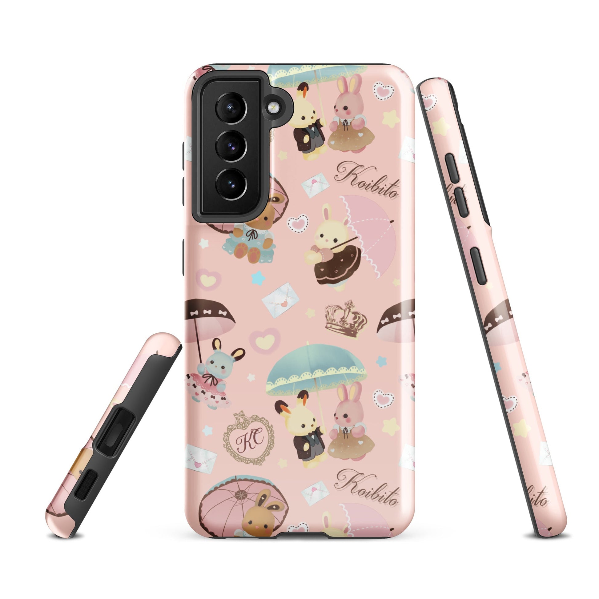 Stylish Parasol Bunny Samsung® Tough Case featuring adorable bunny designs for ultimate phone protection and style.