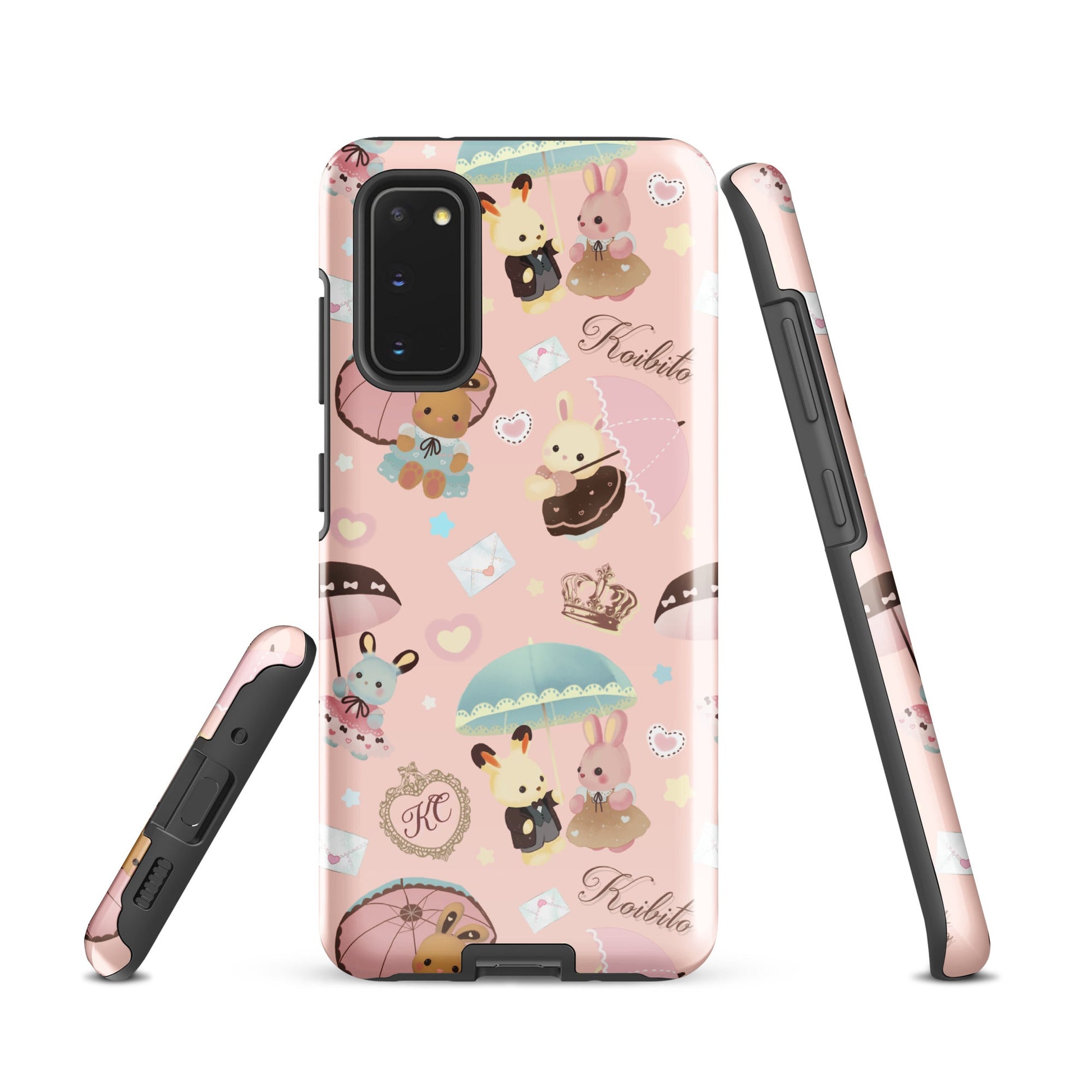 Stylish Parasol Bunny Samsung® Tough Case showcasing adorable designs, offering durability and protection for your phone.