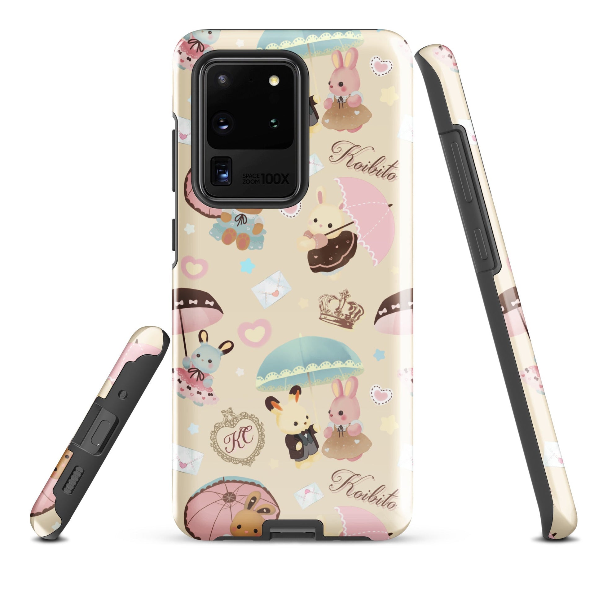 Protect your phone with the stylish Parasol Bunny Samsung® Tough Case, featuring adorable designs and dual-layer durability.