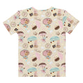 Kawaii Parasol Bunny T-shirt features adorable bunnies and parasols, perfect for brightening your spring wardrobe.