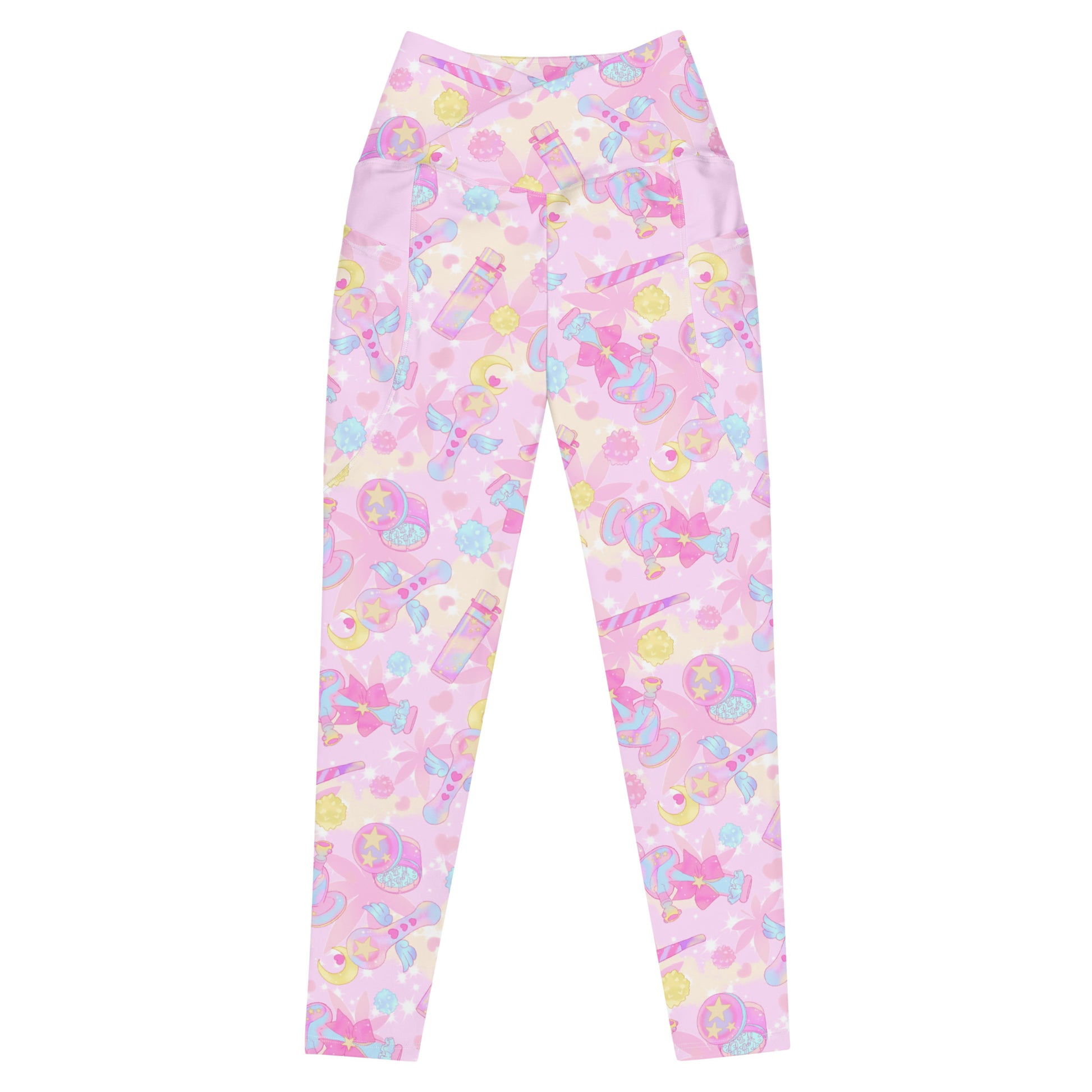 Stylish Premium Indica Magica Leggings with a high-waisted cut and pockets for ultimate comfort and flair.