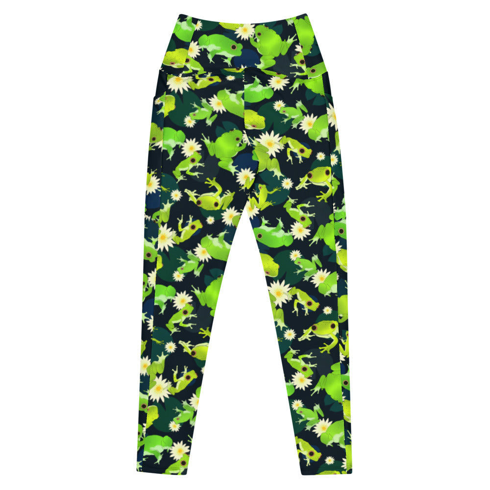 Discover ultimate comfort with our Premium Kero-kero Leggings, designed with a high-waisted cut and side pockets.