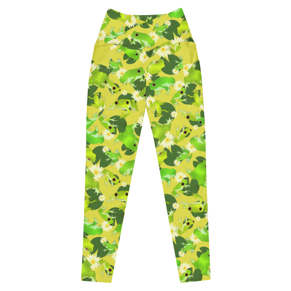 Vibrant Premium Kero-kero Leggings with high-waisted fit and pockets, perfect for comfort and style at any occasion.