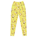 Bright and playful Premium Lemon Leggings with pockets, perfect for summer outings or kawaii workouts.
