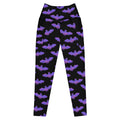 Stylish Premium Morrigan Leggings with bat design, high-waisted cut, and pockets for ultimate comfort during workouts.