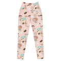 Premium Parasol Bunny Leggings featuring a cute bunny print and high-waisted design with practical side pockets.